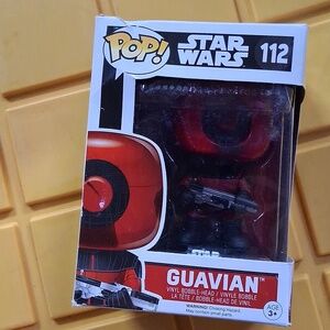 FIRM$$ Star Wars Guavian Red and Black Vinyl Figure